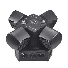 48W Färgglad LED-Stråle Moving -Ljus Röd & Grön Vit Bar Disco Flash-Ljus Ljudkontroll för DJ-Fest EU-Kontakt