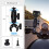 Scooter Action Camera Mount 360 Ballhead Magic Arm Double   Adapter for  for  Action Camera Clip 3