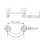 Dial-Test-Indikator Zentrierhalter 8mm Schaft, Stahlbogenhalter 7