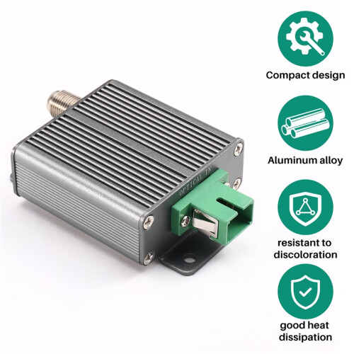 Rx-A10 Active Optical Receiver for Cable TV (CATV) with Automatic Gain Control (AGC) EU Plug 2