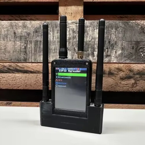 Módulo WiFi 5G Dual-Band 4 em 1 Marauder para Placa de Expansão para ZERO 433MHz ESP32-C5, Módulo de Navegação GNSS com Tela de 2,8 Polegadas 2