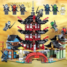742pcs Ninjago Temple Building Block Toy Figure Model Kid Collection Boy Gift