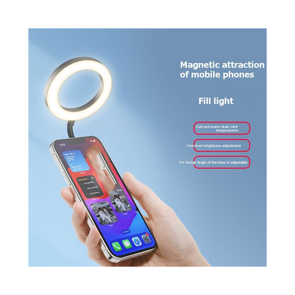 Vloglite Fill For Led Phone Attachment Selfie Ring Brightness Adjustable For Smartphone Vlogs Light 6031658637342