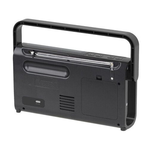 FM Radio USB Portable Vintage Retro Multiband Handheld Rechargeable Device Speaker 1