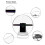 3D LED Hologram Fan Projector 30cm Advertising Display with Protective Cover, WiFi APP Control, Programmable EU Plug 3