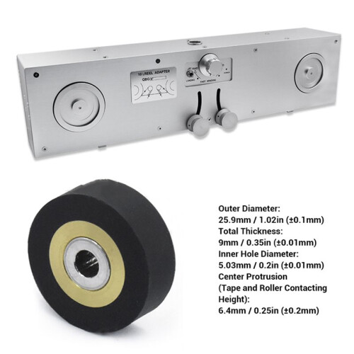 Recorder Pressure Roller Stable Tape Movement Sintered Bronze Bearing Precisely Cast for REVOX Studer B7