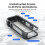 AMAGISN Quick-Release Plastic Cage for  X4 Air, Drop-Proof Camera Expansion Protection Frame for Aciton Camera Black 10