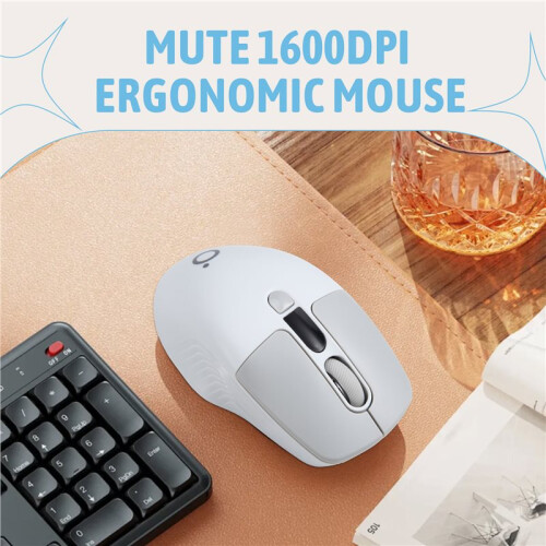 Optical Cordless Mice Screen Display Laptop Wireless Mouse 2.4G Silent Wireless  Mouse Mute Ergonomic Mouse 2