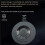 Round Projector Wired Screen Mirroring Supports Screen Mirroring for Android IOS USB Flash Drives 1080P MP4 Format 1
