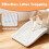Elevated Cat Litter Trapping Mat, Double-Layer, Height-Adjustable Ramp & Non-Slip Kitty Pads, Easy Clean 5