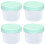6.5 oz Reusable Plastic Storage Containers with Lids 1