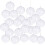 Clear Fillable Plastic Ornament Balls 80mm 24 Pack 1