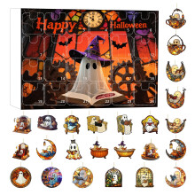 Halloween 2D Acrylic Countdown Ornament Set
