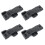 4Pieces Multipurpose Window Sash Lock Black Mounting Hole Centers Replacement With Screws for Sliding Window Use 1