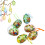 Party Supplies | Easter Egg Ornament Easter Colorful Egg Printed Easter Eggs Easter Tree Decoration For Easter Spring(6pcs) 1