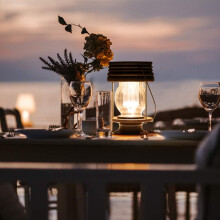 Pearlstar Solarlantaarns voor buiten, waterdicht en met warm licht.