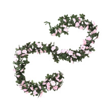 Artificial Rose Vine Garland 8ft for Wedding Arch Garden