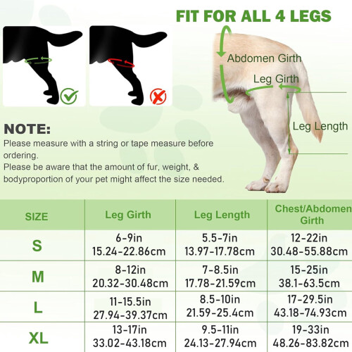 Dog Rear Leg Brace for Knee Hip ACL Support 2