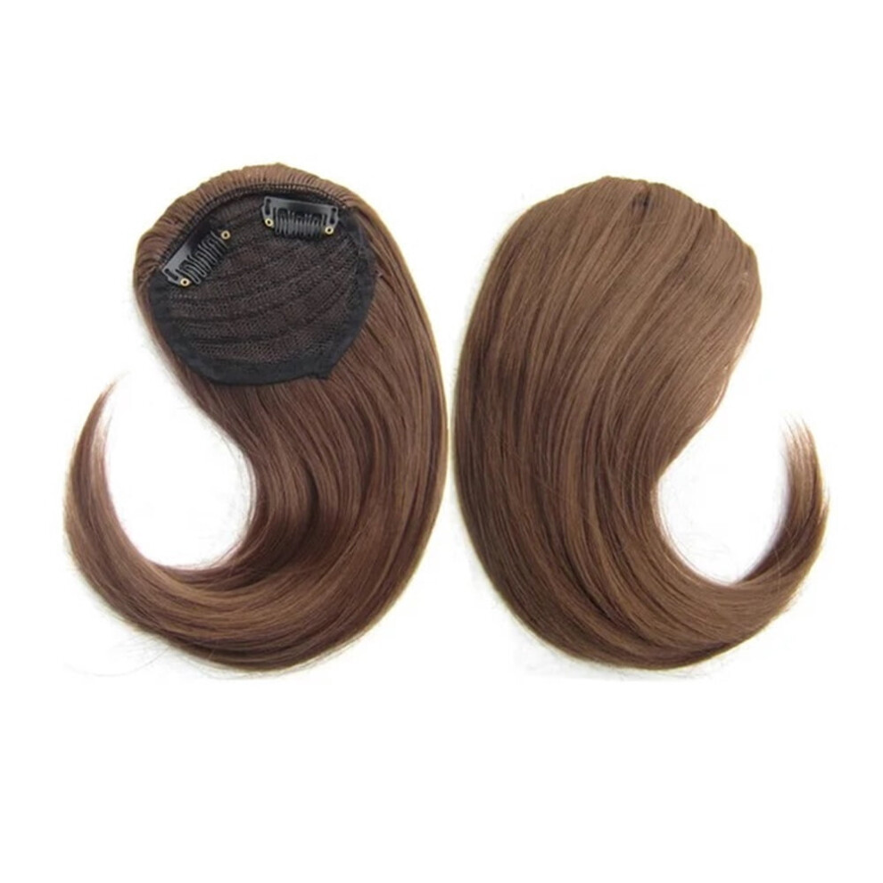 Synthetic Hair Bangs Extension Clip on Hair Hairpieces Side Bangs Gradient Bangs Daily Use