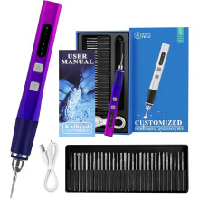 Stylo graveur sans fil Kaibced avec 30 embouts