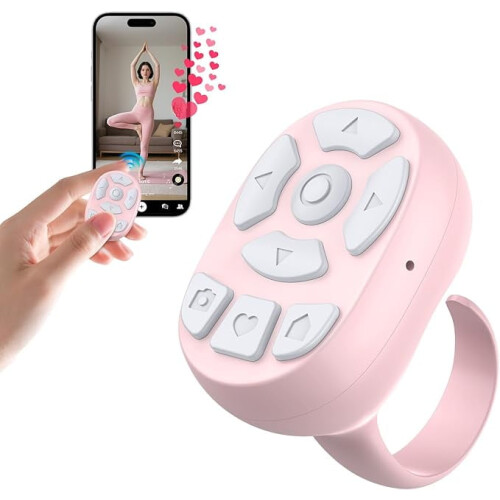 Wireless Bluetooth Clicker Ring for iPhone & Android