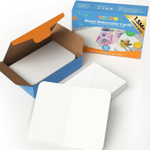 50er-Packung Blanko-Aquarellkarten (5 x 7 Zoll) & Umschläge (300 g/m²)