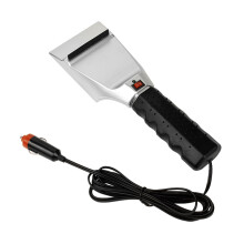 Raspador de hielo calefactado de 12 V para parabrisas de coche