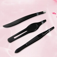 Stainless Steel Eyebrow Tweezers Set 6 pcs
