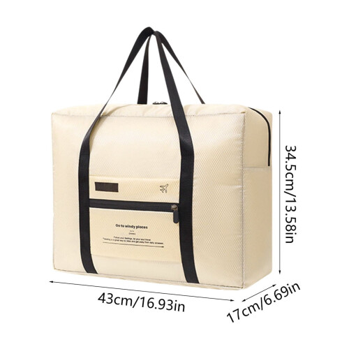 Foldable Luggage Bag Waterproof Nylon-Spandex Large Capacity 2