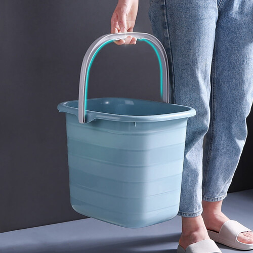 Bath Bucket Plastic Bucket Assorted Color 1Set 1
