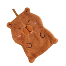 Capybara handdoek – Polyester microvezel, 24x18cm