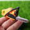 Ornament miniatural cu drujbă, scară 1/12, 8,4 cm x 3,6 cm 1