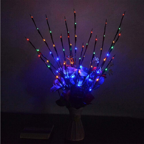 60-LED Solar Willow Branch Decor 2