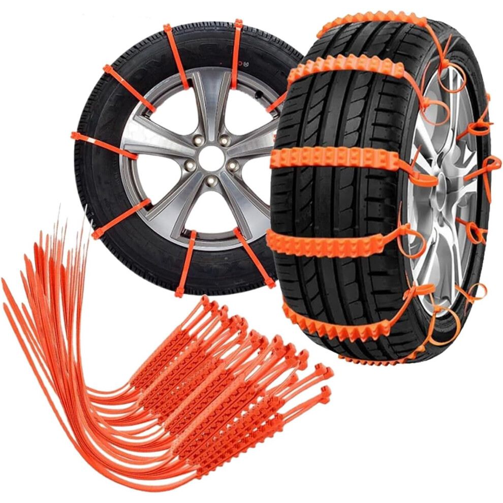Universal Snow Tire Chains For Trucks Suvs Sedans 20 Pcs 962125508260