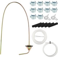 Kit de abrazaderas para manguera y tubo de soporte del depósito de combustible del calentador Webasto