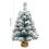 Snow-Flocked Desktop Christmas Tree with 30 Lights 3