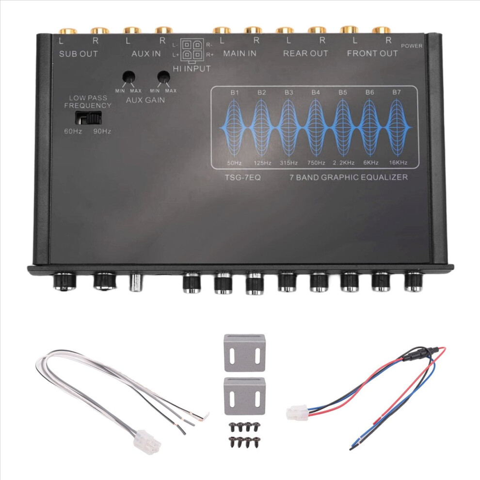 Car Audio Equalizer 7-Band Parametric 12Db 913211377802