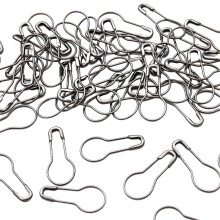 100er-Packung farbige, verschließbare Maschenmarkierer aus Metall