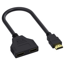 HDTV splitter 1080P 2-in-1-out video converter