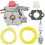 Replacement Carburetor Kit for Weed Eater SST25 FL21 PL25 1