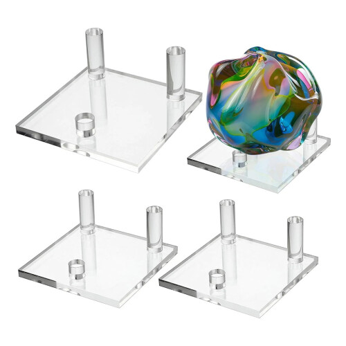 4er-Pack transparente Acryl-Displayständer 1