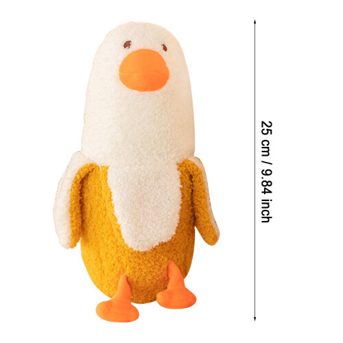 Pluche bananeneendje, wit, 24,3 cm 1