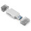 Memory Card & TF  Card to USB C & USB 2.0 Card Reader Adapter Plug & 1