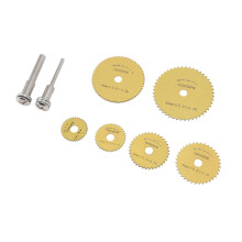 8Pcs HSS High Speed Steel Cutting Disc Set Mini Ultra Thin for Wood Metal Steel