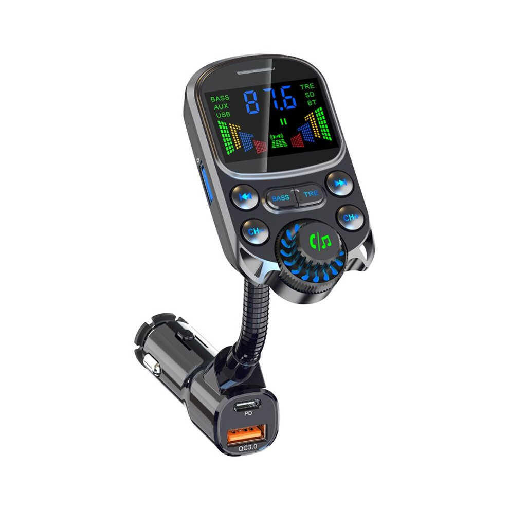 Compatible Car Kit Cigarette Lighter Handsfree Fm Transmitter Aux Audio Wireless Mp3 Player Pd Qc3.0 4711004315095