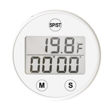 Ice Bath Thermometer with Timer Automatic Ice Bath Water Thermometer Humidity Instruments Home Measurement Tools