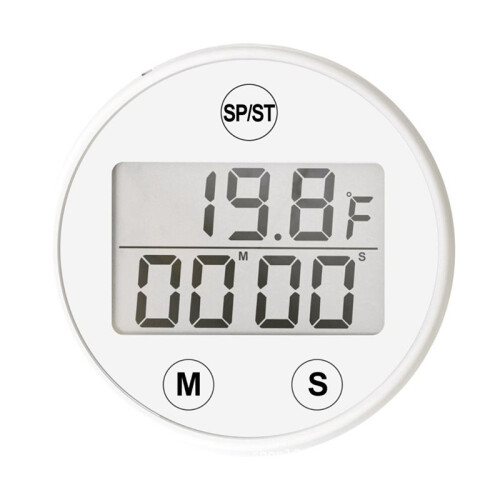 Ice Bath Thermometer with Timer Automatic Ice Bath Water Thermometer Humidity Instruments Home Measurement Tools