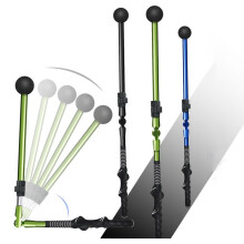 Swing Trainer Exerciser Aid Adjustable Training Aid for Improve Hinge Forearm Rotation Shoulder Turn Black