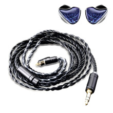 In Ear Earphone Monitor with Microphone Hifi Music Headphone IEMs Wired Gaming Earbuds for Audiophiles Gifts,Standard