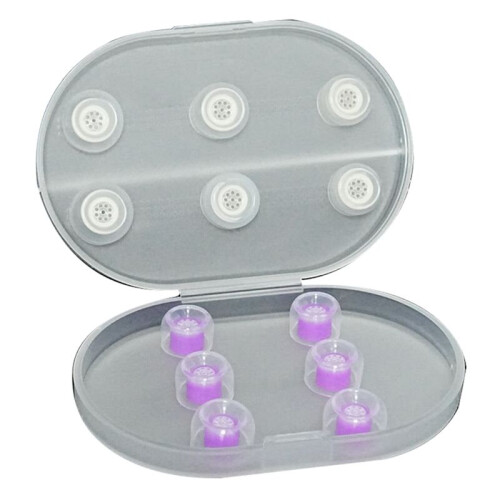 In-Ear Silicone Replaceable Ear Tips 3 Pairs Soft and Comfortable for M Size Wired Headphone Accessories